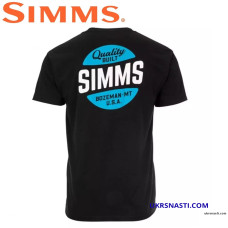 Футболка Simms Quality Built Pocket T-Shirt Black размер XL